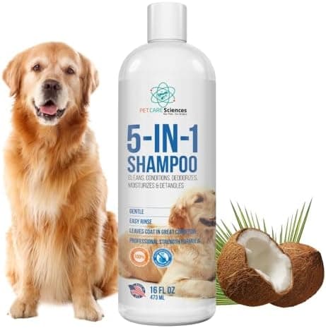 16 floz 5 in 1 Dog Shampoo for Itchy Skin - Sensitive Skin Dog Shampoo for Smelly Dogs - Dog Shampoos & Conditioners - photo 3